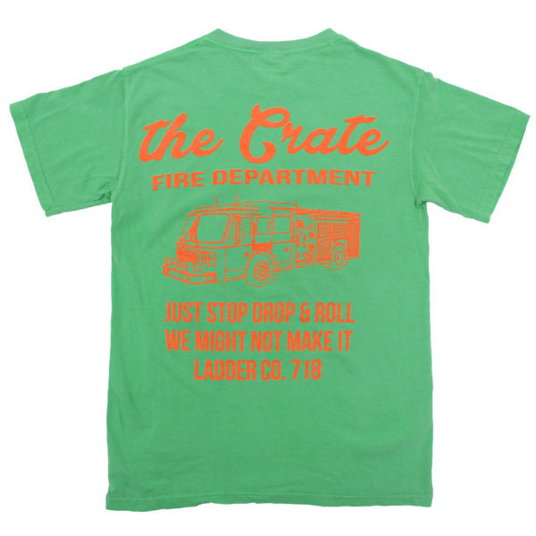 THE CRATE FIRE DEPARTMENT POCKET SHIRT GREEN