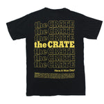 THE CRATE THANK YOU SHIRT BLACK