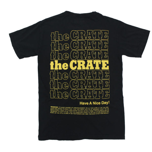 THE CRATE THANK YOU SHIRT BLACK
