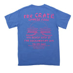 THE CRATE CHINESE FOOD SHIRT BLUE