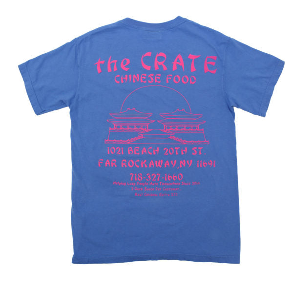 THE CRATE CHINESE FOOD SHIRT BLUE