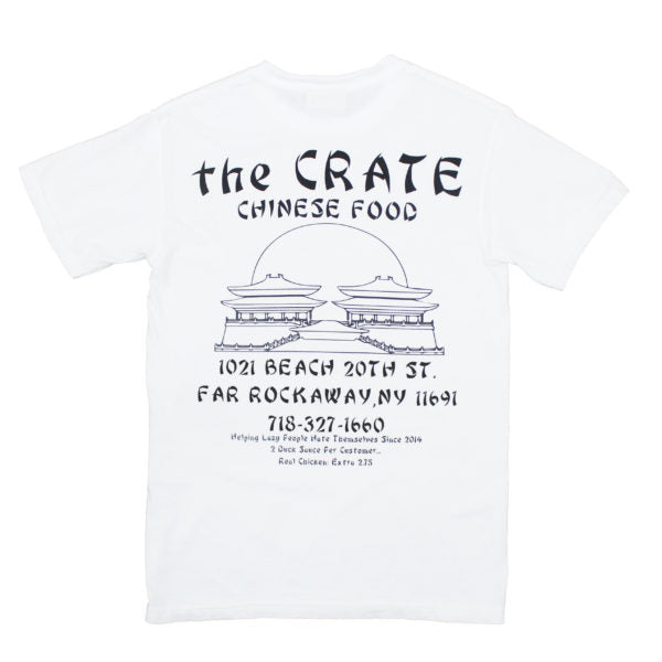 THE CRATE CHINESE FOOD SHIRT WHITE